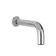 Chrome Tub Spout, Modern, Brass, Curved
