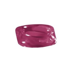 Ruby Red Round Countertop Soap Holder