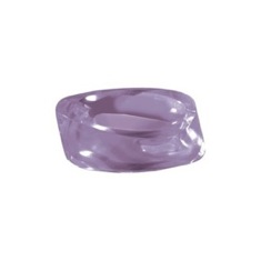 Lilac Round Countertop Soap Holder