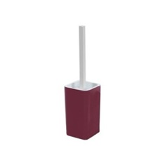 Toilet Brush Holder, Contemporary, Ruby Red