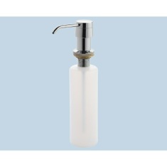 Soap Dispenser - Built-In, Polished Chrome, Modern, Round
