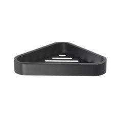 Matte Black Corner Shower Soap Dish