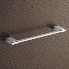 Towel Bar, Square, Polished Chrome
