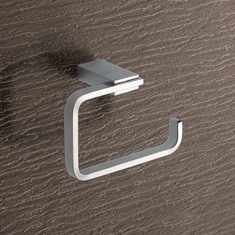 Square Toilet Paper Holder In Polished Chrome