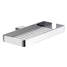 Wall Mounted Square Chrome Wire Double Soap Holder
