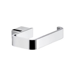 Square Polished Chrome Toilet Roll Holder