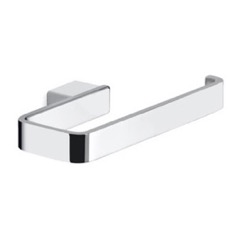 Square Polished Chrome Towel Ring