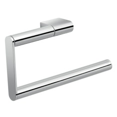 Stylish Contemporary Polished Chrome Towel Ring