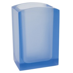 Light Blue Free Standing Toothbrush Holder