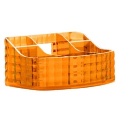 Make-up Tray Made From Thermoplastic Resin With Orange Finish