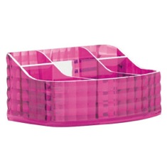 Make-up Tray Made From Thermoplastic Resin With Pink Finish
