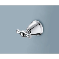 Double Robe Hook, Polished Chrome