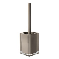 Toilet Brush Holder, Decorative, Square, Turtledove