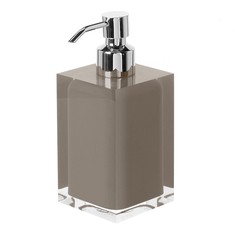 Soap Dispenser, Square, Turtledove, Countertop