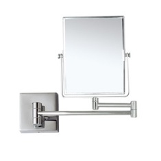 Wall Mounted 5x Makeup Mirror, Chrome
