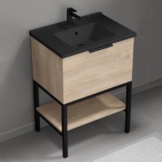 Free Standing Bathroom Vanity, 26 inch
