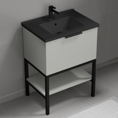 Free Standing Bathroom Vanity, 26 inch