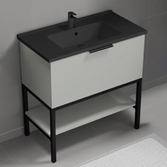 Free Standing Bathroom Vanity, 34 inch
