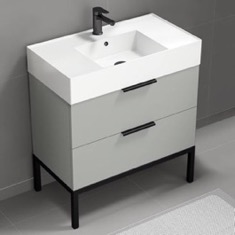 Modern Bathroom Vanity, 32 inch, Free Standing