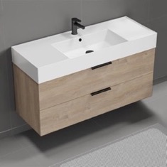 48 inch Floating Bathroom Vanity, Modern