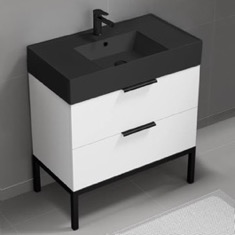 Modern Bathroom Vanity, 32 inch, Free Standing