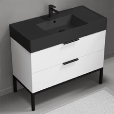 Modern Bathroom Vanity, 40 inch, Free Standing