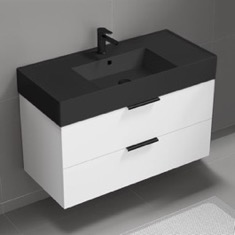 Floating Bathroom Vanity, Modern, 40 inch