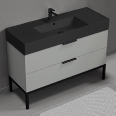 Modern Bathroom Vanity, 48 inch, Free Standing