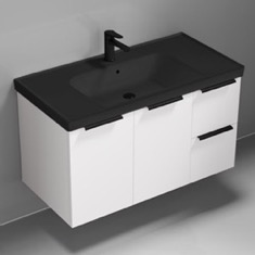 Wall Mounted Bathroom Vanity, 36 inch