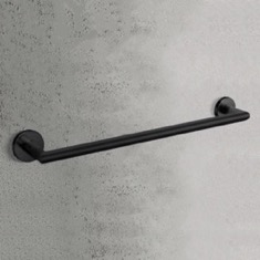 Towel Bar, 18 Inch, Matte Black