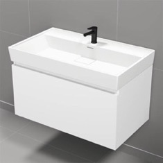 32 inch Bathroom Vanity, Floating, Modern