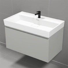 Floating Bathroom Vanity, Modern, 32 inch