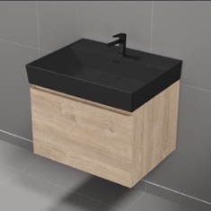 Floating Small Bathroom Vanity, 24 inch