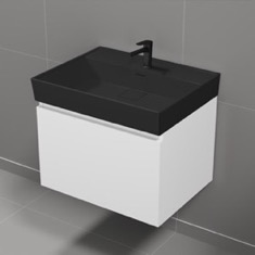 Floating Small Bathroom Vanity, 24 inch