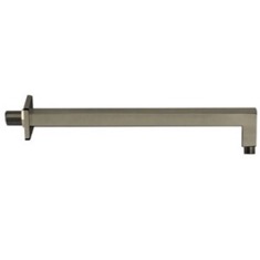 Square 12 Inch Shower Arm in Satin Nickel Finish