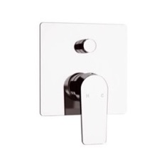 Chrome Wall Mounted Diverter, Rough-In Valve Included