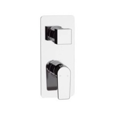 Chrome Wall Mounted Diverter, Rough-In Valve Included