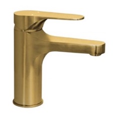 Brushed Gold Single Hole Bathroom Faucet