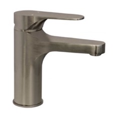 Brushed Nickel Single Hole Bathroom Faucet