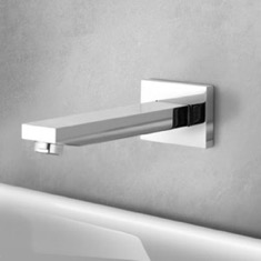 Chrome Wall Mount Bathtub Spout