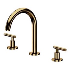 Brushed Gold Widespread Bathroom Faucet