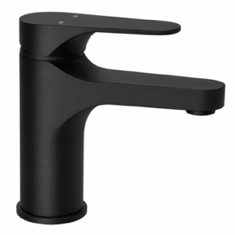 Matte Black Single Hole Bathroom Faucet