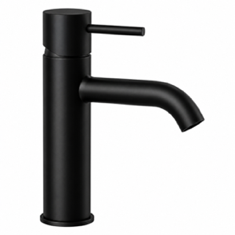 Matte Black Single Hole Bathroom Faucet