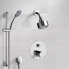Thermostatic Shower System with Handheld