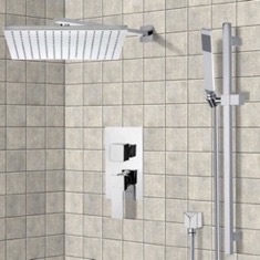 Rain Shower System with Handheld, Rain Shower Head, Shower Faucet Set