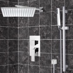 Rain Shower System with Handheld, Rain Shower Head, Shower Faucet Set