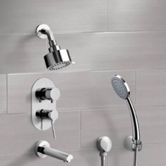 Tub and Shower Faucet Set with Handheld