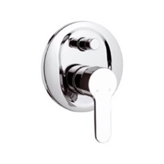 Chrome Wall Mounted Diverter, Rough-In Valve Included