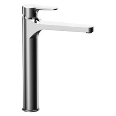 Chrome Round Vessel Sink Faucet