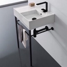 Small Modern Console Sink, 24 inch